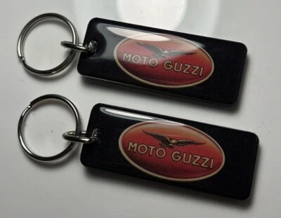 Moto Guzzi Motorcycle Key Chain 2 pack California Stone Racer MGX-21 Audace - Image 1 of 2