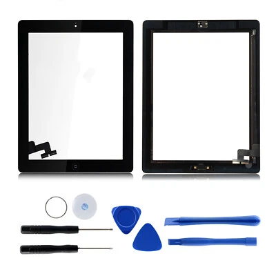 Nuevo Para iPad 2 Pantalla Repuesto Vidrio Digitalizador A1395 A1397 A1396 Negro EE. UU. Foto 1 de 4