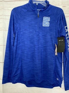 Forward For The Active Fan 47 La Clippers Sleeve Logo Blue Small Petite Shirt  - Picture 1 of 10