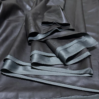 Suave Piel de Cordero Elástico Imitación Cuero Tela Chaqueta Faldas Tapicería 54"w Foto 1 de 4
