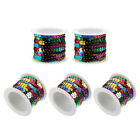  5 Rolls Clothing Decoration Sequins Spangle Flat Round Crafts Strip