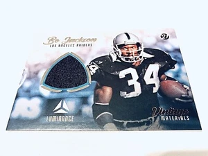 Bo Jackson 2021 Panini Luminance Vintage Materials Silver Player Worn Jersey - Bild 1 von 2