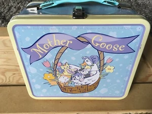 Vintage Mutter Gans Korb voller Reime Brotdose Ostereimer & ohne Beschädigungen - Bild 1 von 17