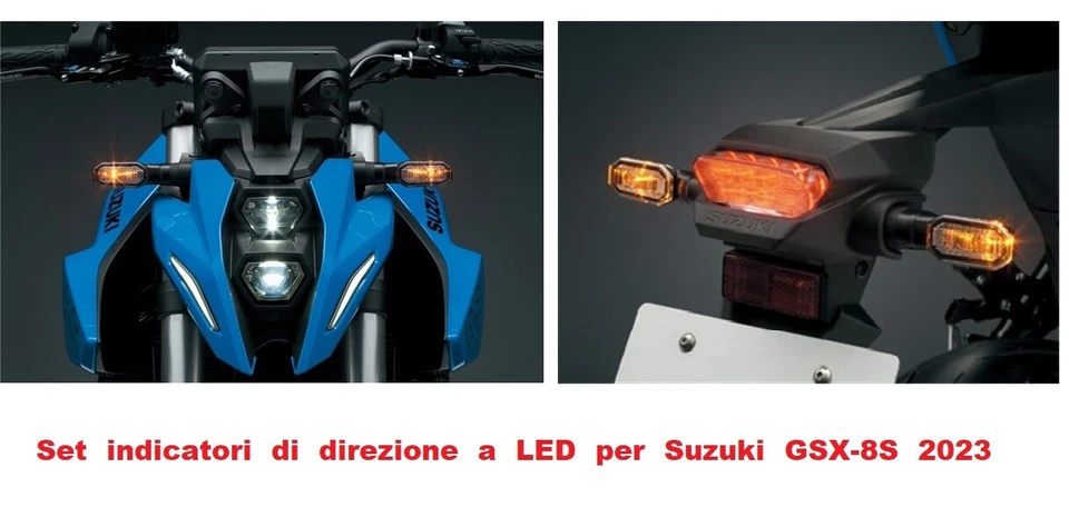 Set indicatori di direzione a LED per Suzuki GSX-8S 2023 35600-48810-000 - Immagine 1 di 1