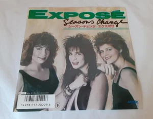 Exposé Seasons Change 7" Japan A07S-19 Play Tested NM- EX+ - Picture 1 of 5