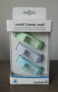 Garmin Vivofit 2 NIB 3 Replacement Bands Pastel Colors Small - Picture 1 of 3