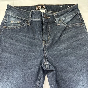 Girl's Justice Denim Skinny Leg Size 14 Slim 5 Pocket Jeans Waist 26" Inseam 29" - Picture 1 of 12