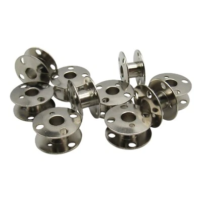 (10) Class 66 Metal Bobbins Fits Singer Models 66 99 185 201 401A 403A 500A 503A - Image 1 of 4