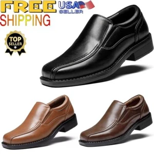 Kids Boy's Dress Shoes Slip-On Loafer Wedding Shoes Formal Party Shoes - Picture 1 of 11
