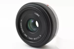 Panasonic Lumix G 20mm F/1.7 Aspherical G Series H-H020 - Picture 1 of 10