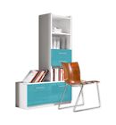 MODERN YOUTH CHILD BEDROOM BEDSIDE TABLE WITH SLIDING DRAWER GLOSS EDEN