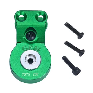GPM Alum 7075 Servo Saver Steering 23T Green w/ Built-In Spring for Arrma Gorgon - Picture 1 of 3