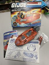 Vintage GI Joe 1985 Devilfish complete with box and instructions