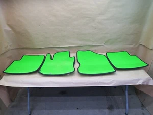 2004-2006 Scion xB Custom Fit All Weather EVA Floor Mats 1st and 2nd Row Green - Picture 1 of 13