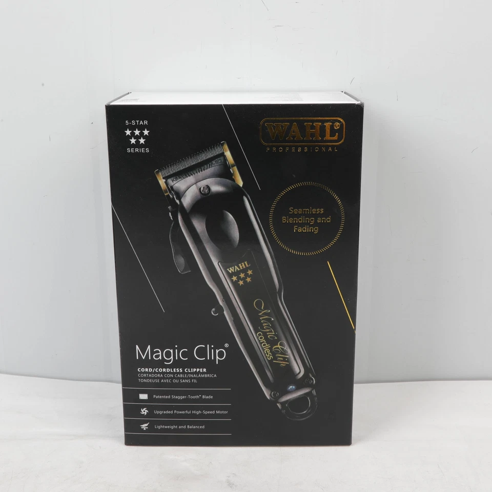 Wahl 8148 Professional 5-Star Cordless Magic Clip BLACK - Image 1 of 4