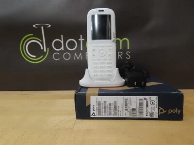 Polycom Rove 40 Dect IP Phone AC Pwr 2200-86810-001 Charging Stand White POLY - Image 1 of 3