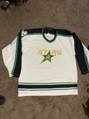 Vintage NHL Maska CCM Inaugural Season Dallas Stars Air-Knit Jersey Men's XL - Image 1 of 4