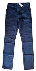 The Children's Place Boy's Slim Fit Uniform Chino Pants Cotton Size 14 New Navy - Picture 1 of 7