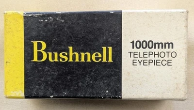 Ocular teleobjetivo negro Bushnell 22-3040 1000 mm Foto 1 de 3