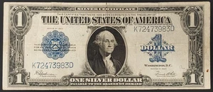 Series 1923 $1 Silver Certificate! Last year of the Horse Blankets! Fr# 237 - Picture 1 of 4
