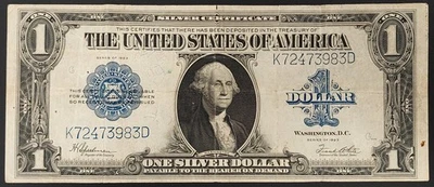 Series 1923 $1 Silver Certificate! Last year of the Horse Blankets! Fr# 237 - Image 1 of 4