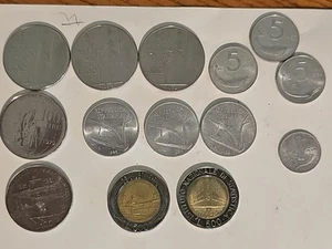 Italian Coinage 1950s Plus - Picture 1 of 9
