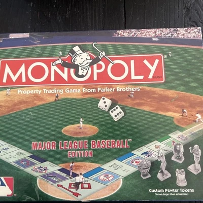 Monopoly Major League Baseball Game 1999 AS IS   MLB Edition Board Hasbro - Image 1 of 4