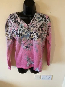 100% Virgin Wool Jumper Size 14 (18 on label)By Peter Hahn ( Small Hole In Back) - Picture 1 of 10