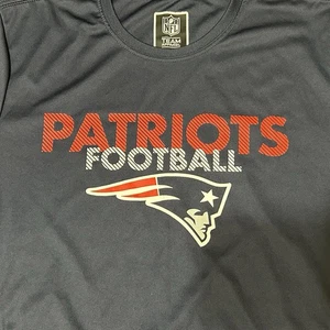 NEW ENGLAND PATRIOTS T-Shirt Large blau NFL Football Polyester Team Bekleidung - Bild 1 von 14