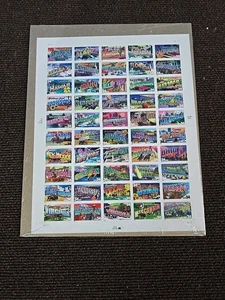 USPS 2002 Greetings from American Pane of 50 34 c Scott 3561-3610 First Issue - Picture 1 of 6