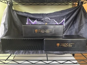 BLACK PCGS STORAGE HOLDER BOX - Can Hold 20 PCGS Slabs Slab Empty FREE SHIPPING - Picture 1 of 7