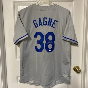 Camiseta de béisbol firmada autografiada por Eric Gagne MLB Los Angeles Dodgers certificado de autenticidad JSA - Imagen 1 de 9