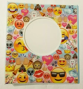 Avery Peek A View 3 Ring Customizable Durable Binder Fun Emoji Design Notebook - Picture 1 of 8