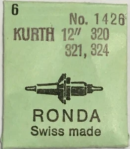 NOS New 6 Pcs Certina Kurth KF 320 321 324 Ronda 1426 Eje Volante Balance Staff - Imagen 1 de 1