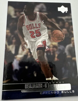 1999-00 Upper Deck Chicago Bulls Basketball Card #16 Corey Benjamin - Image 1 of 3