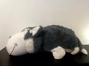 Flip a Zoo Asher Husky Poppi Polar Bear 18" Plush Stuffed Animal Pillow - Picture 1 of 6