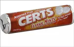 1 Roll Certs Mints Assorted Fruit Classic Roll. Collector Candy DISCONTINUED - Picture 1 of 3