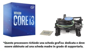 Procesador Intel Core I3-10100F 10 Gen Quad-Core 3,6/4,3 GHz Socket LGA1200 BOX - Imagen 1 de 4