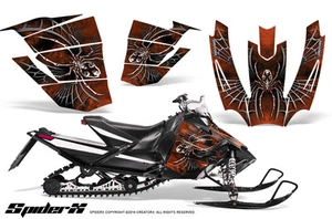 ARCTIC CAT SNOPRO RACE 500 600 SNOWMOBILE CREATORX GRAPHICS KIT SPIDERX OD - Imagen 1 de 1