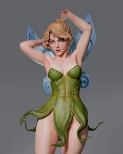 Tinker Bell Statue 3D Druck unbemalt/unmontiert - Bild 1 von 10