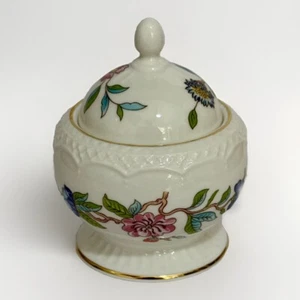 Pretty Vintage Aynsley England Pembroke Trinket Dish Pot..as New With Sticker - Picture 1 of 4