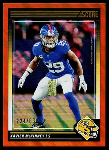 2024 Score Xavier McKinney Lava #212 SN Green Bay Packers - Picture 1 of 2