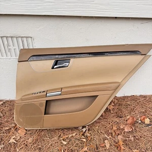 07-13 Mercedes W221 S400 S550 Door Panel Front Left Passenger Side Beige Tan OEM - Picture 1 of 13
