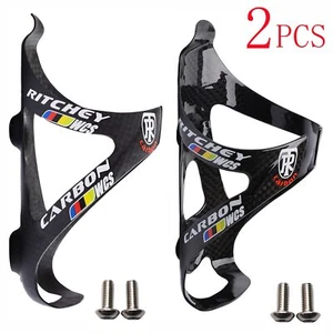 Full Carbon Fiber Bicycle Water Bottle Cage MTB Road Bike Bottle Holder Ultra - Picture 1 of 31