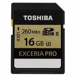 Toshiba Exceria Pro SDXC UHS-II 16GB Made In Japan