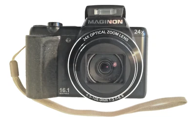MAGINON Kamera SZ 24 16.1 MP 24xZoom USB-Ladefunktion HD, in OVP, Bedienungsanl. - Bild 1 von 4