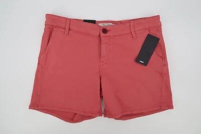 Mavi 女式维也纳尘土飞扬的雪松红色弹力斜纹 5.5 英寸短裤 31 码全新 — 第 1/4 张图片