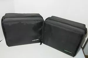 Lot of 2 Case Logic 30 CD Compact Disc Jewel Case Storage Bag Shoulder Strap DJ - Picture 1 of 12