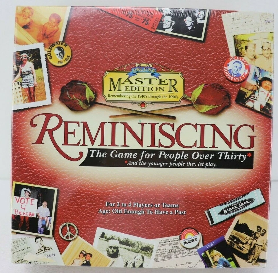 Reminiscing Board Game Deluxe Master Edition 1940s to 1990s