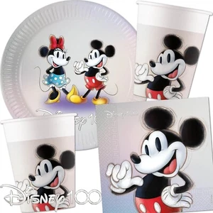 MICKEY MOUSE PARTY SET 37 tlg Kindergeburtstag Kinder Geburtstag Deko Disney 100 - Bild 1 von 6